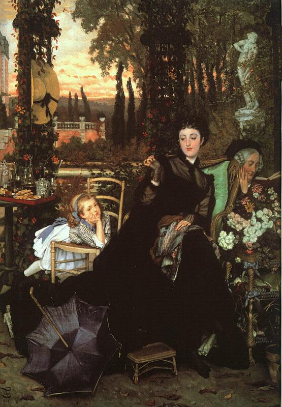 James Tissot Une Veuve  (A Widow) Sweden oil painting art